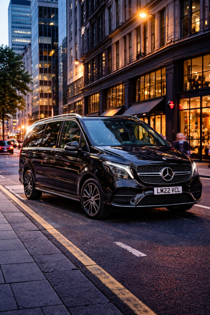 mercedesv class for events in London